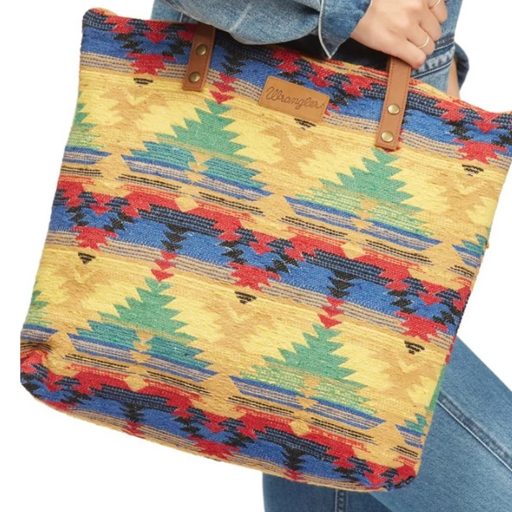 Billabong x Wrangler Woven Tote - Picture 3 of 12